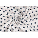 Oeko-Tex® Popeline Petit Étoiles Blanc Marine Oeko-Tex® Popeline Petit Étoiles Blanc Marine