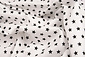 Popeline Petit Étoiles Blanc Noir Popeline Petit Étoiles Blanc Noir