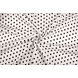 Oeko-Tex® Popeline Petit Étoiles Blanc Noir Oeko-Tex® Popeline Petit Étoiles Blanc Noir