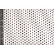 Oeko-Tex® Popeline Petit Étoiles Blanc Noir Oeko-Tex® Popeline Petit Étoiles Blanc Noir