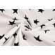 Oeko-Tex®  Popeline Stelle Bianco Nero