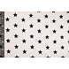 Oeko-Tex® Popeline Étoiles Blanc Noir Oeko-Tex® Popeline Étoiles Blanc Noir