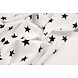 Oeko-Tex®  Popeline Stelle Bianco Nero