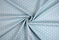 Poplin Petit Stars Licht Blauw