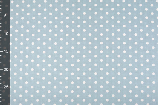 Oeko-Tex®  Poplin Dots Licht Blauw