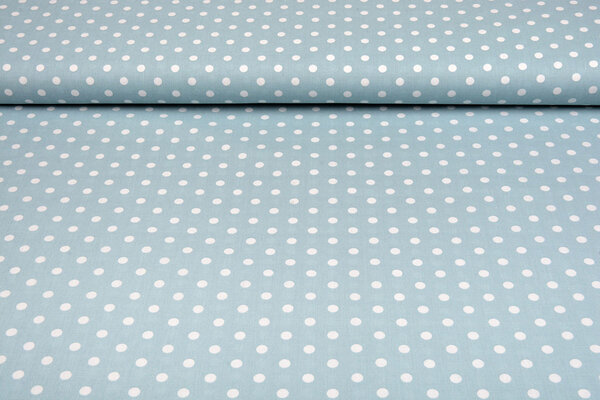 Oeko-Tex®  Popeline Dots Hellblau