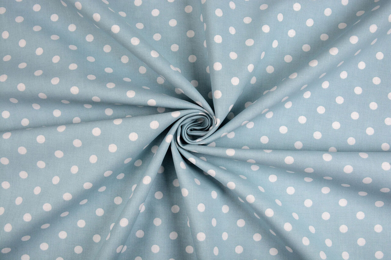 Oeko-Tex®  Poplin Dots Light Blue Oeko-Tex®  Poplin Dots Light Blue