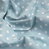 Oeko-Tex®  Popeline Dots Hellblau Oeko-Tex®  Popeline Dots Hellblau