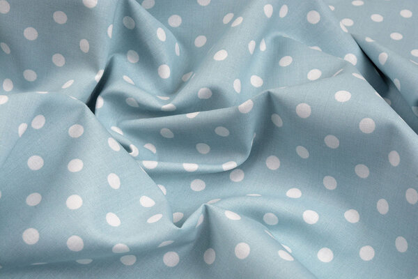 Oeko-Tex®  Poplin Dots Licht Blauw