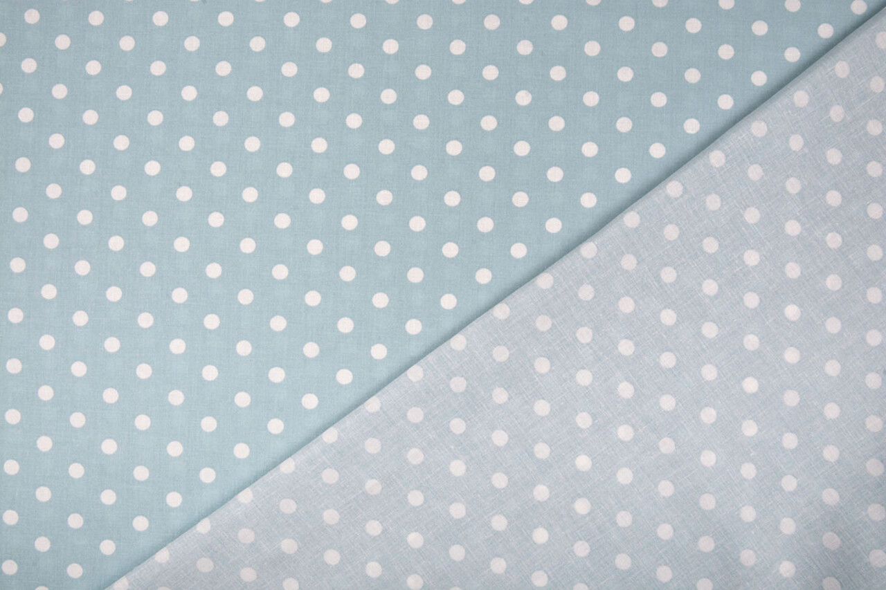 Oeko-Tex®  Popeline Dots Hellblau