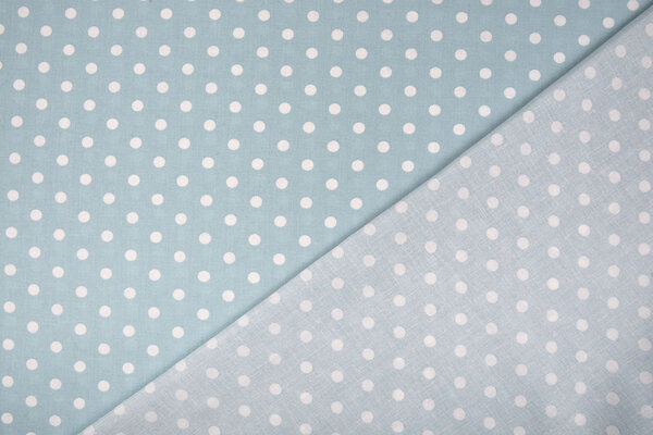 Oeko-Tex®  Poplin Dots Licht Blauw