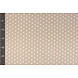 Oeko-Tex® Popeline Petit Étoiles Taupe Clair Oeko-Tex® Popeline Petit Étoiles Taupe Clair