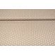 Oeko-Tex® Popeline Petit Étoiles Taupe Clair Oeko-Tex® Popeline Petit Étoiles Taupe Clair