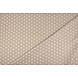 Oeko-Tex® Popeline Petit Étoiles Taupe Clair Oeko-Tex® Popeline Petit Étoiles Taupe Clair
