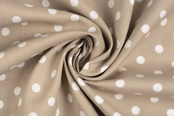 Oeko-Tex®  Poplin Dots Light Taupe