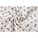 Oeko-Tex® Popelina Petit Estrellas Blanco Gris Oeko-Tex® Popelina Petit Estrellas Blanco Gris