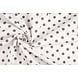 Oeko-Tex® Popelina Puntos Blanco Gris Oeko-Tex® Popelina Puntos Blanco Gris