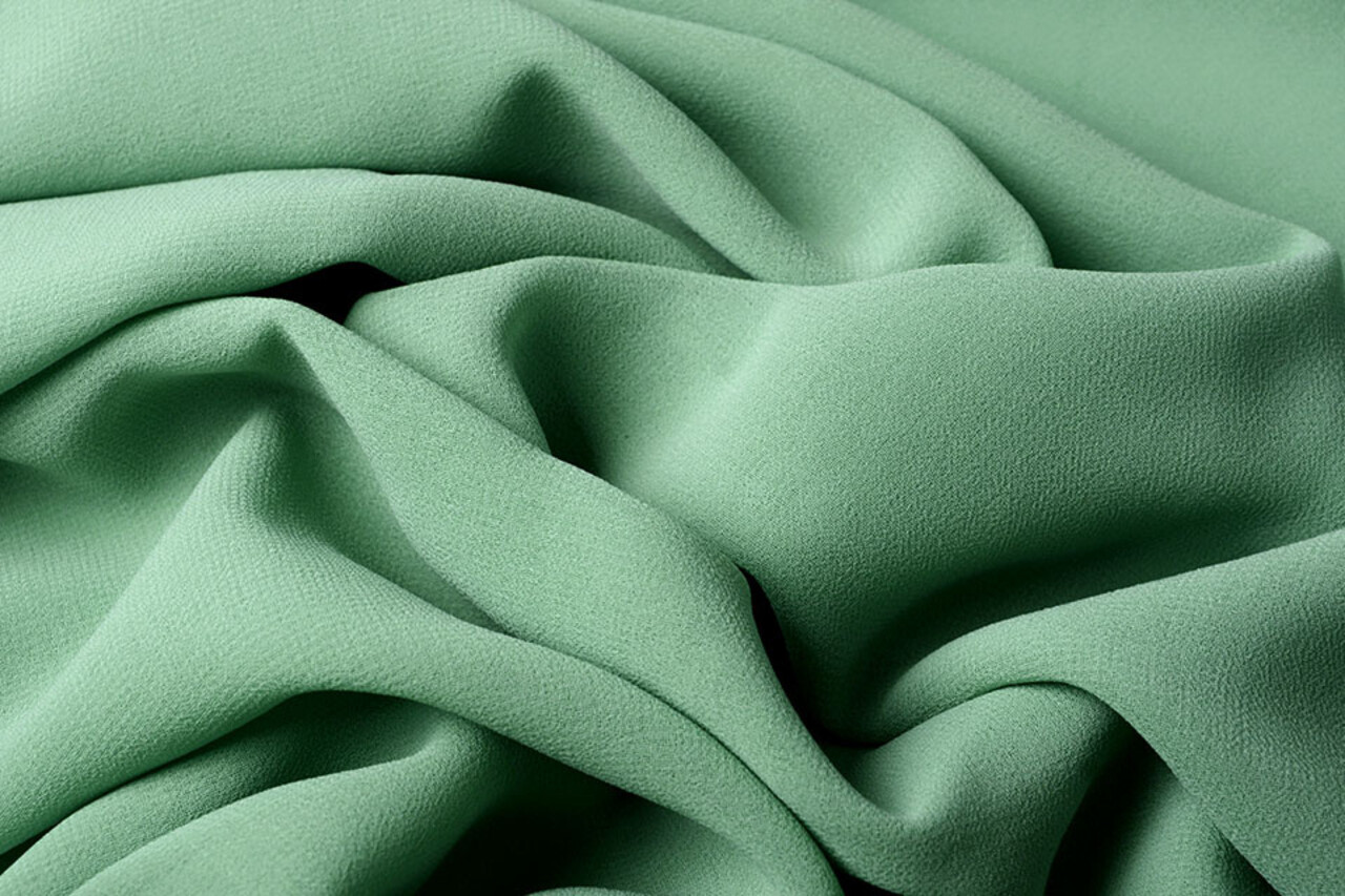 Hi Multi Chiffon Dark Old Green