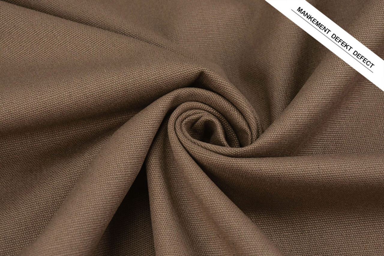 Linen Cotton Mocha Brown