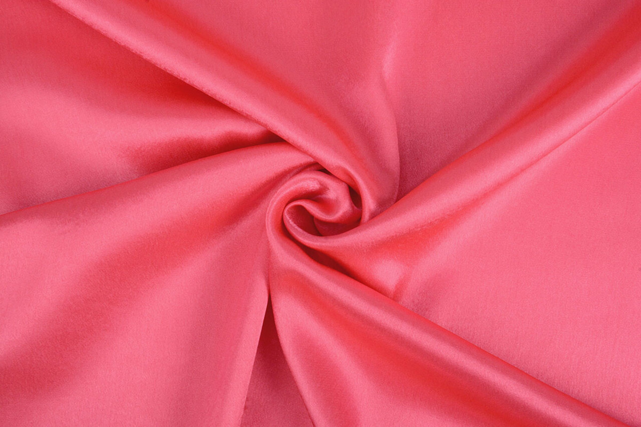 Crêpe Satijn Fluor roze Crêpe Satijn Fluor roze