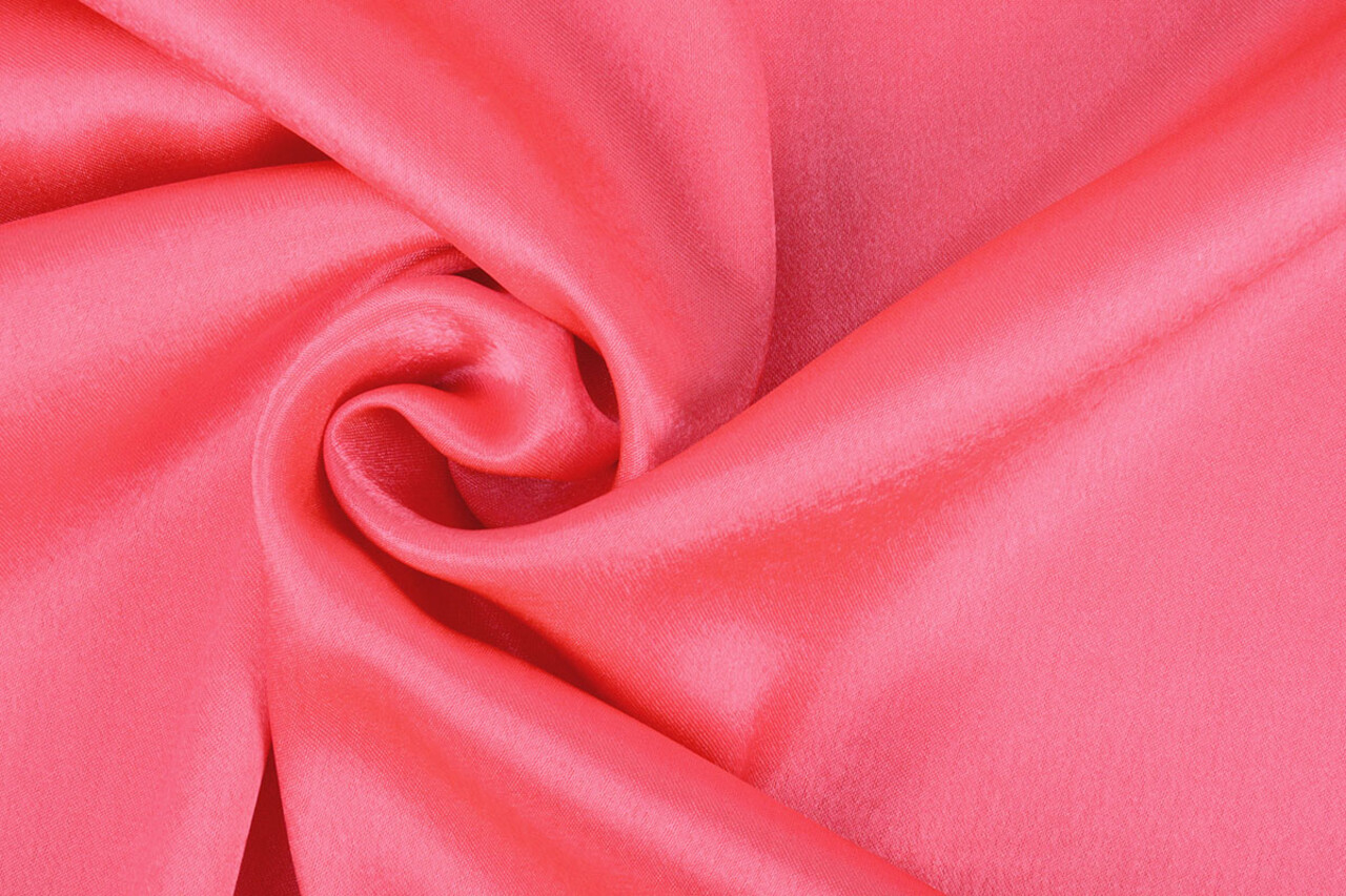 Crêpe Satijn Fluor roze Crêpe Satijn Fluor roze