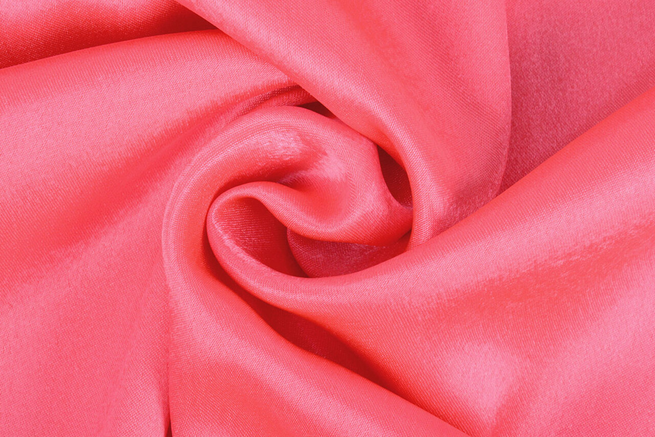 Crêpe Satin Fluor pink Crêpe Satin Fluor pink