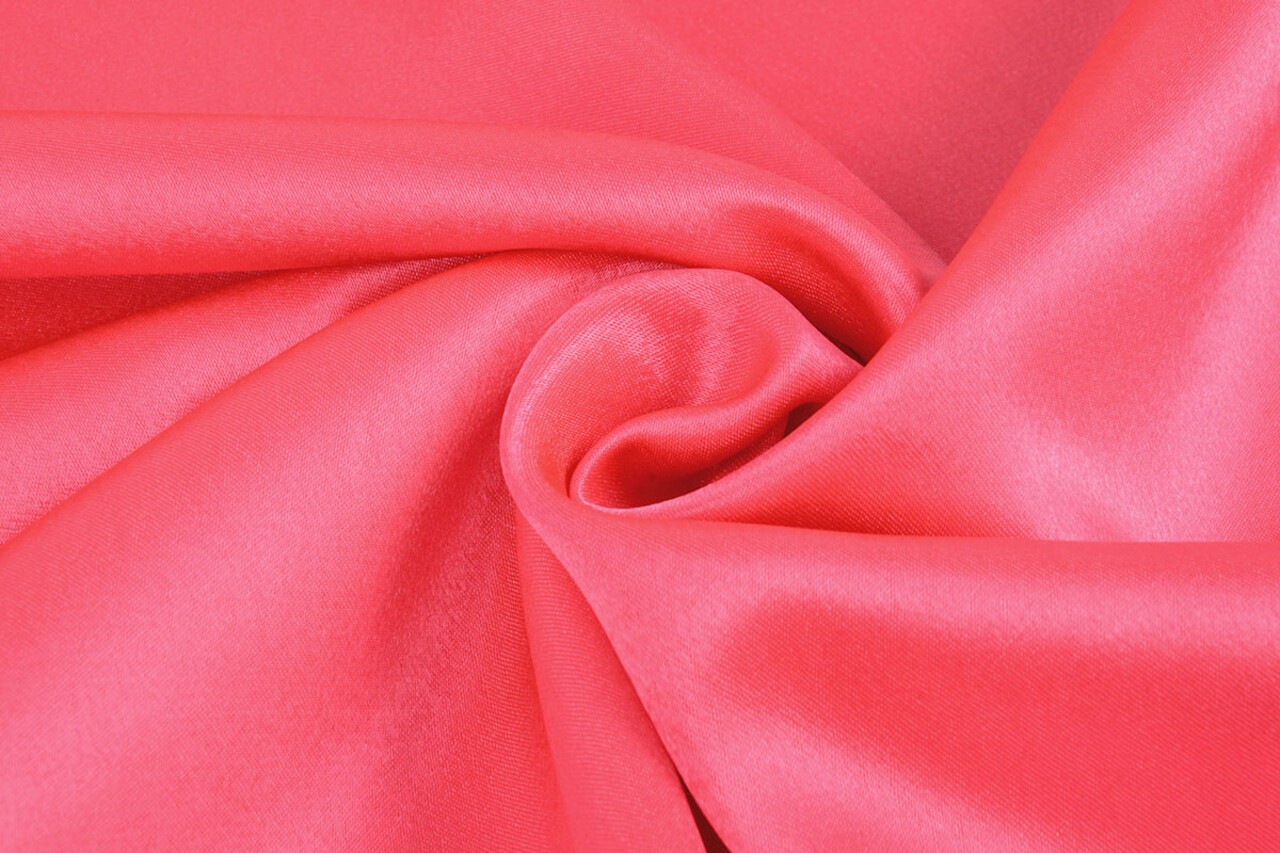 Crêpe Satijn Fluor roze Crêpe Satijn Fluor roze