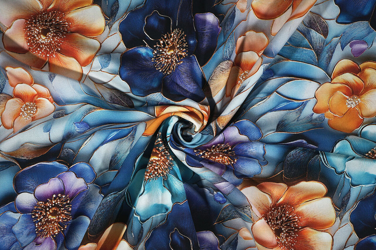 100% Viscose Sonella Bloemen 100% Viscose Sonella Bloemen
