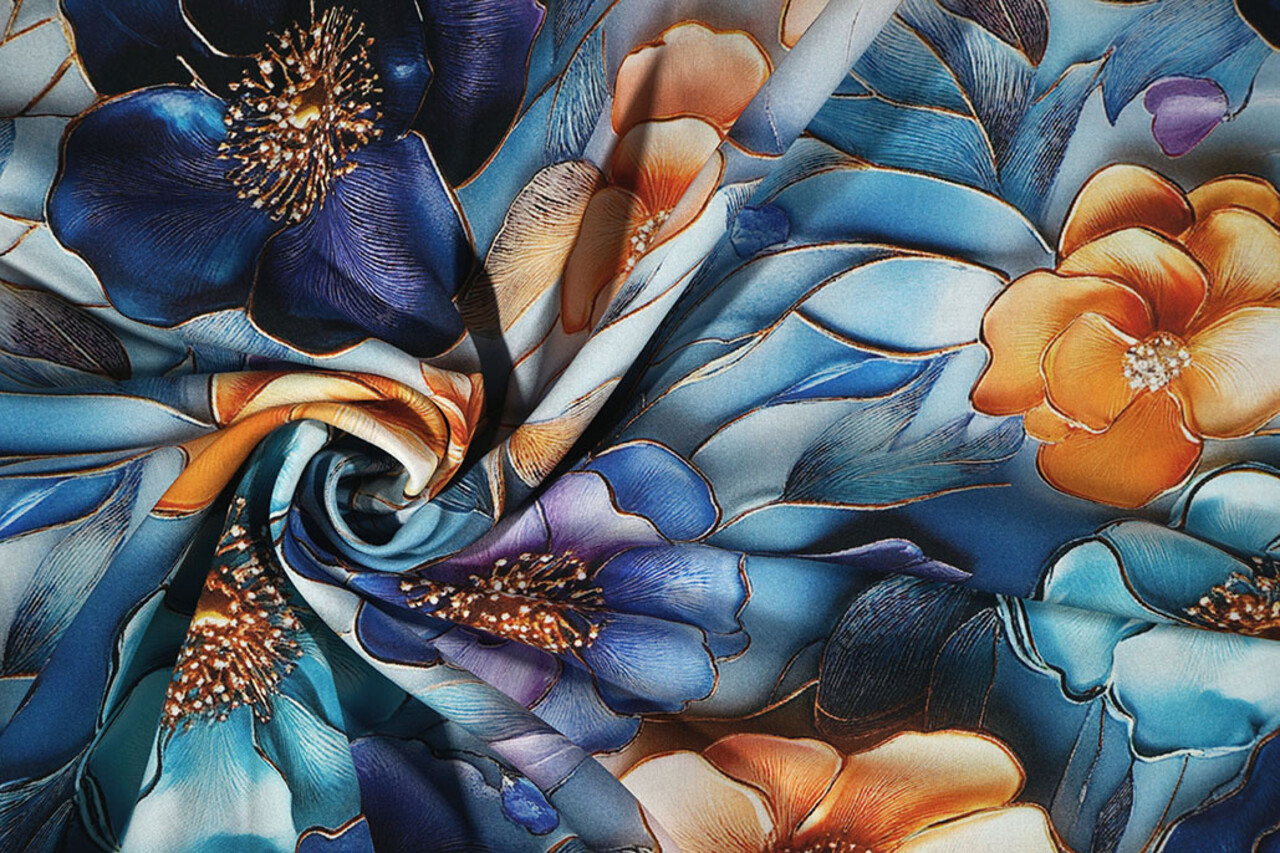 100% Viscose Sonella Bloemen 100% Viscose Sonella Bloemen
