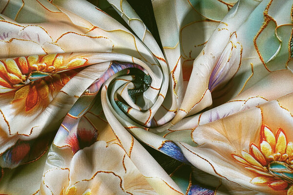 100% Viscose Novella Bloemen 100% Viscose Novella Bloemen