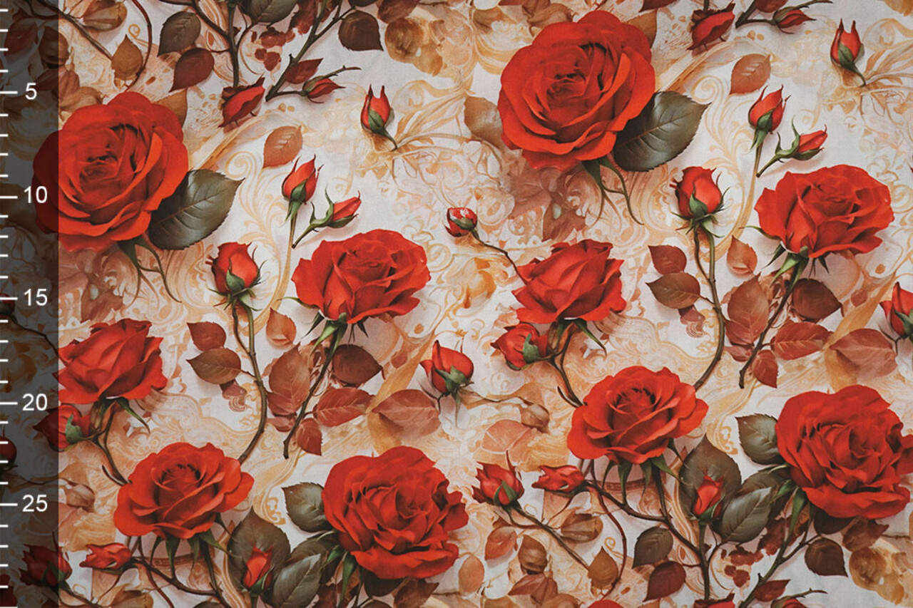 100% Viskose Rosavelle Rosen 100% Viskose Rosavelle Rosen