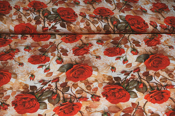 100% Viscose Rosavelle Rozen 100% Viscose Rosavelle Rozen