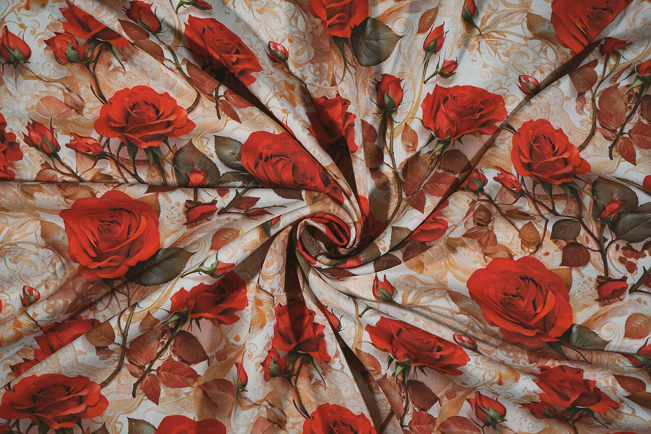 100% Viskose Rosavelle Rosen 100% Viskose Rosavelle Rosen