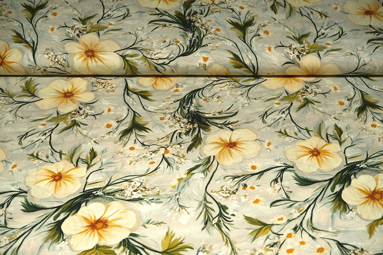 100% Viscose Florinelle Bloemen