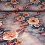 100% Viscose Mysteria Bloemen 100% Viscose Mysteria Bloemen