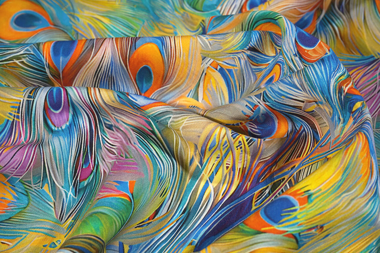 100% Viscose Pavona Feather