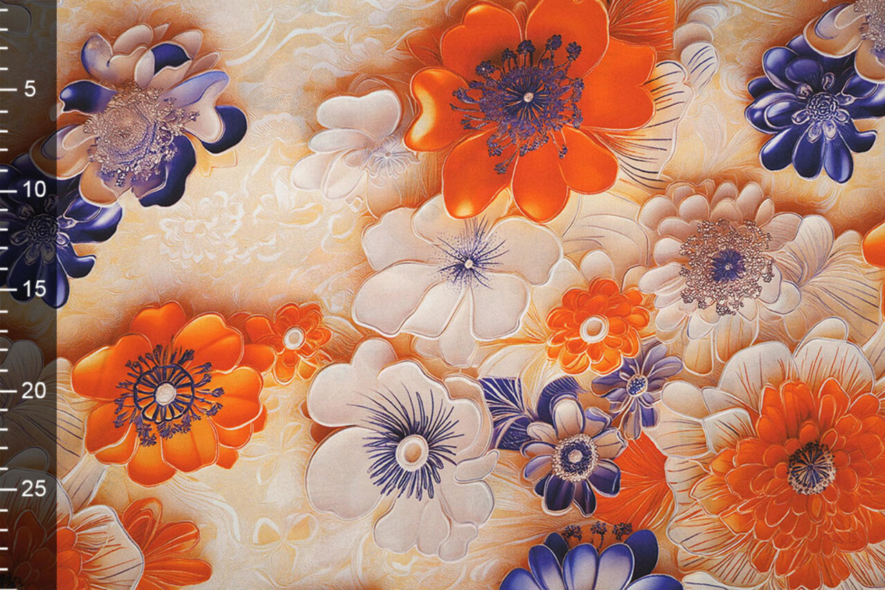 100 % Viscose Zymora Fleurs 100 % Viscose Zymora Fleurs