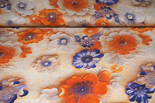 100% Viskose Zymora  Blumen 100% Viskose Zymora  Blumen