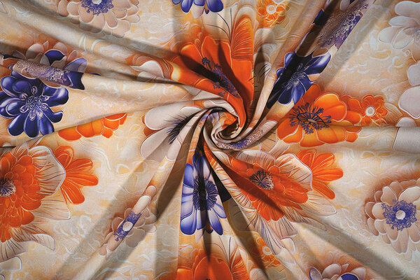 100% Viskose Zymora  Blumen 100% Viskose Zymora  Blumen