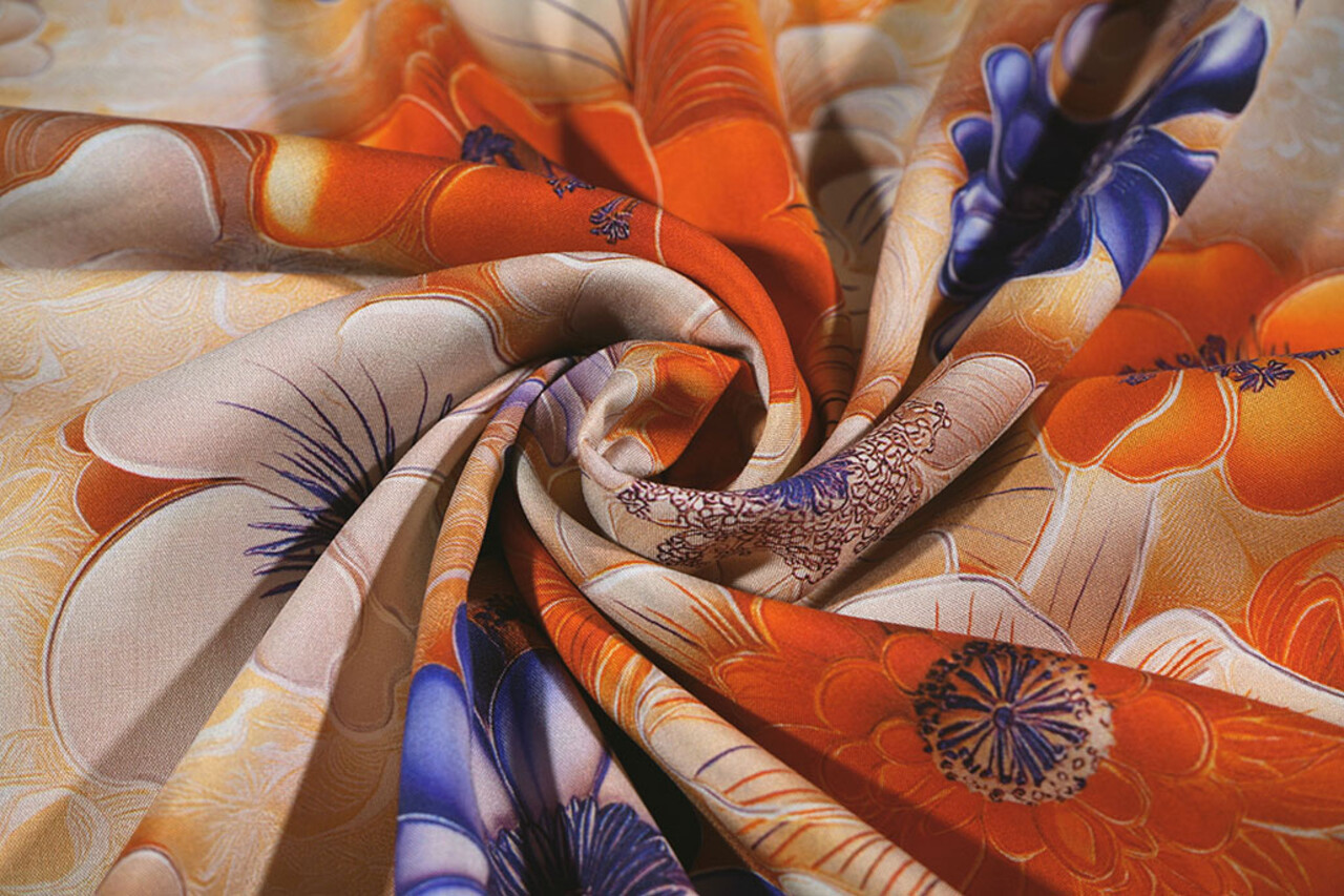 100% Viskose Zymora  Blumen 100% Viskose Zymora  Blumen