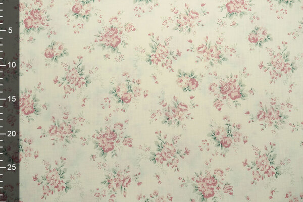 Oeko-Tex®  Baumwoll Musselin Blumen Lunora Oeko-Tex®  Baumwoll Musselin Blumen Lunora