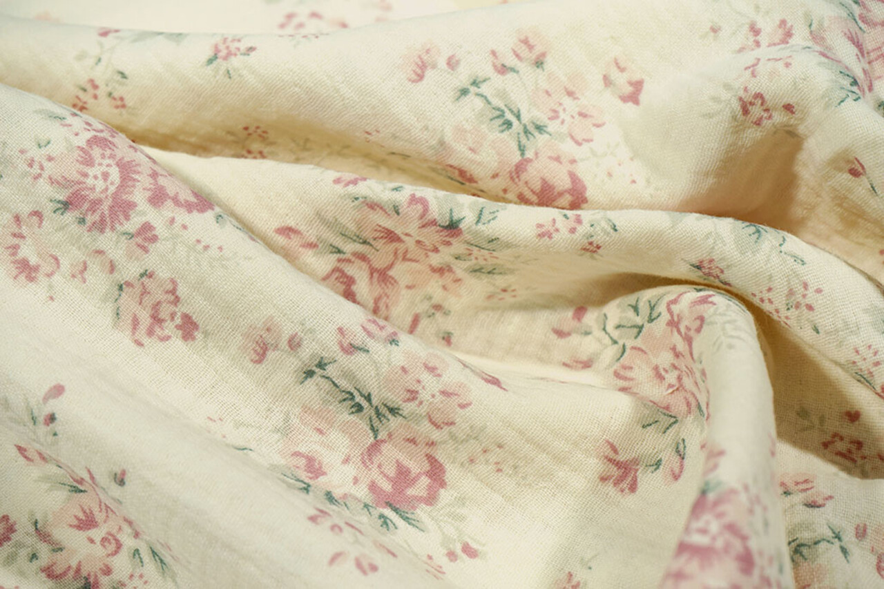 Oeko-Tex® Mussola Fiori Lunora Oeko-Tex® Mussola Fiori Lunora