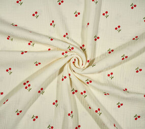 Oeko-Tex®  Double Gauze Little Cherry