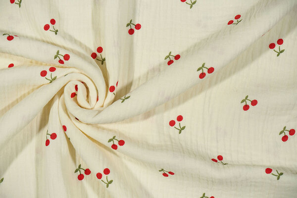 Oeko-Tex®  Double Gauze Little Cherry