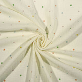 Oeko-Tex®  Coton Double Gaze Pois Multicolore