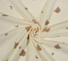 Oeko-Tex®  Hydrofiel Maan Beertje Oeko-Tex®  Hydrofiel Maan Beertje