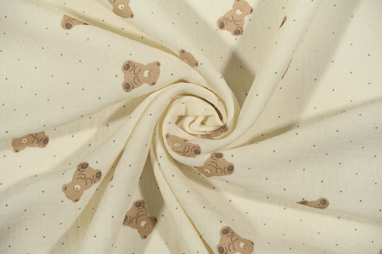 Oeko-Tex®  Double Gauze Little Bear Oeko-Tex®  Double Gauze Little Bear
