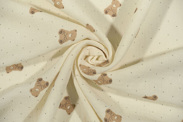 Oeko-Tex® Muselina Pequeñas Oso Oeko-Tex® Muselina Pequeñas Oso