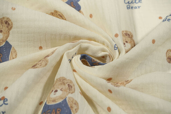 Oeko-Tex® Muselina Cute Bear Oeko-Tex® Muselina Cute Bear