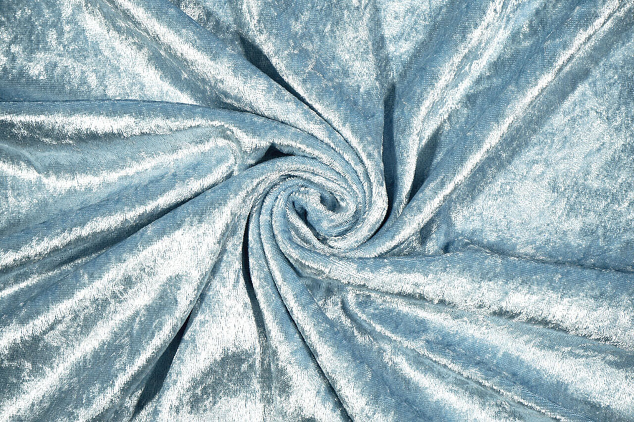 Velours de Panne Light Baby Blue Velours de Panne Light Baby Blue